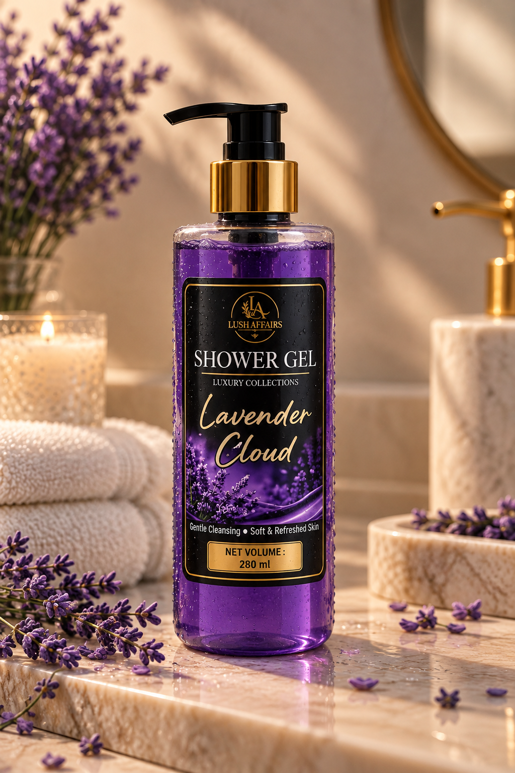 Lavender Cloud – Luxury Shower Gel