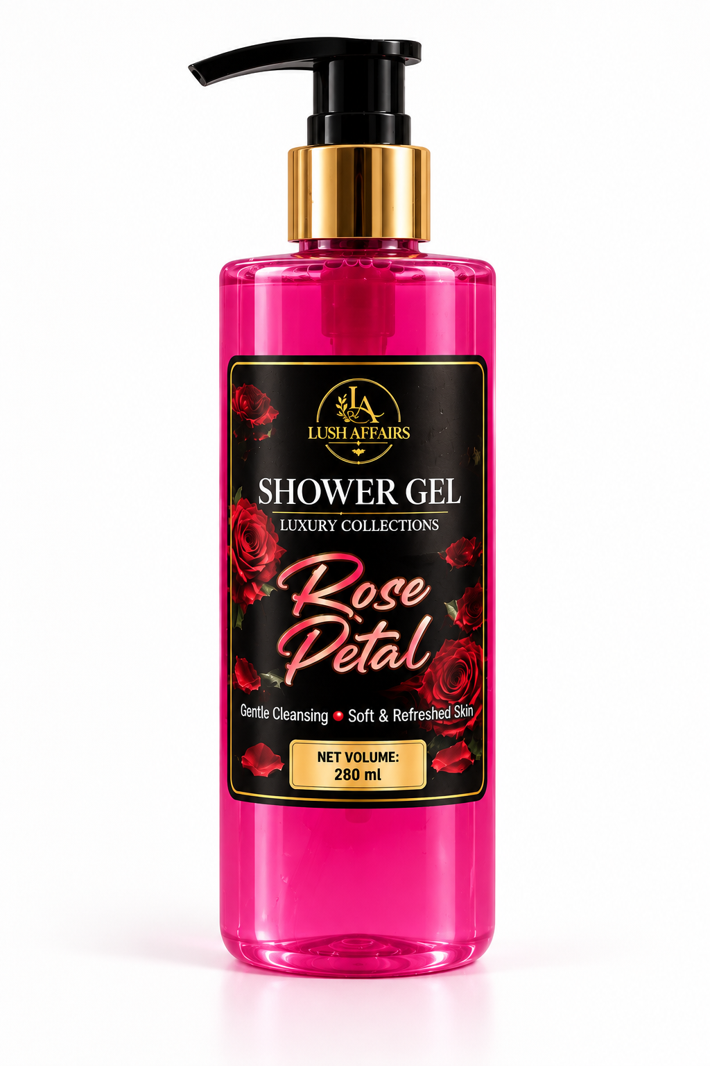 Rose Petal Luxury Shower Gel