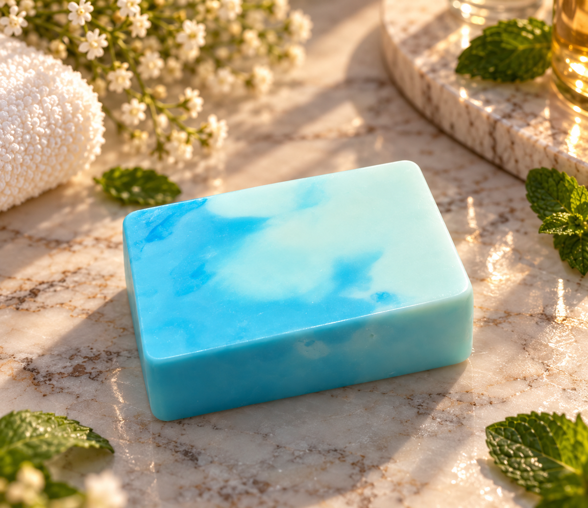 Peppermint marble Soap