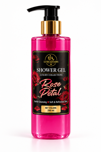 Rose Petal Luxury Shower Gel